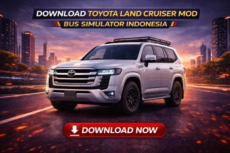 Toyota Land Cruiser Mod for Bussid