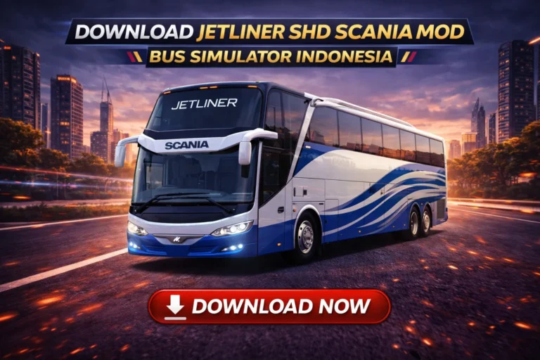 jetline SHD Scania Mod for Bussid