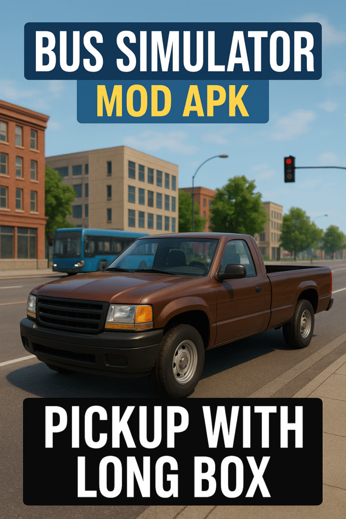 In Bus simulator Indonesia Mod apk , Long box pickup mod is available withput cost. 