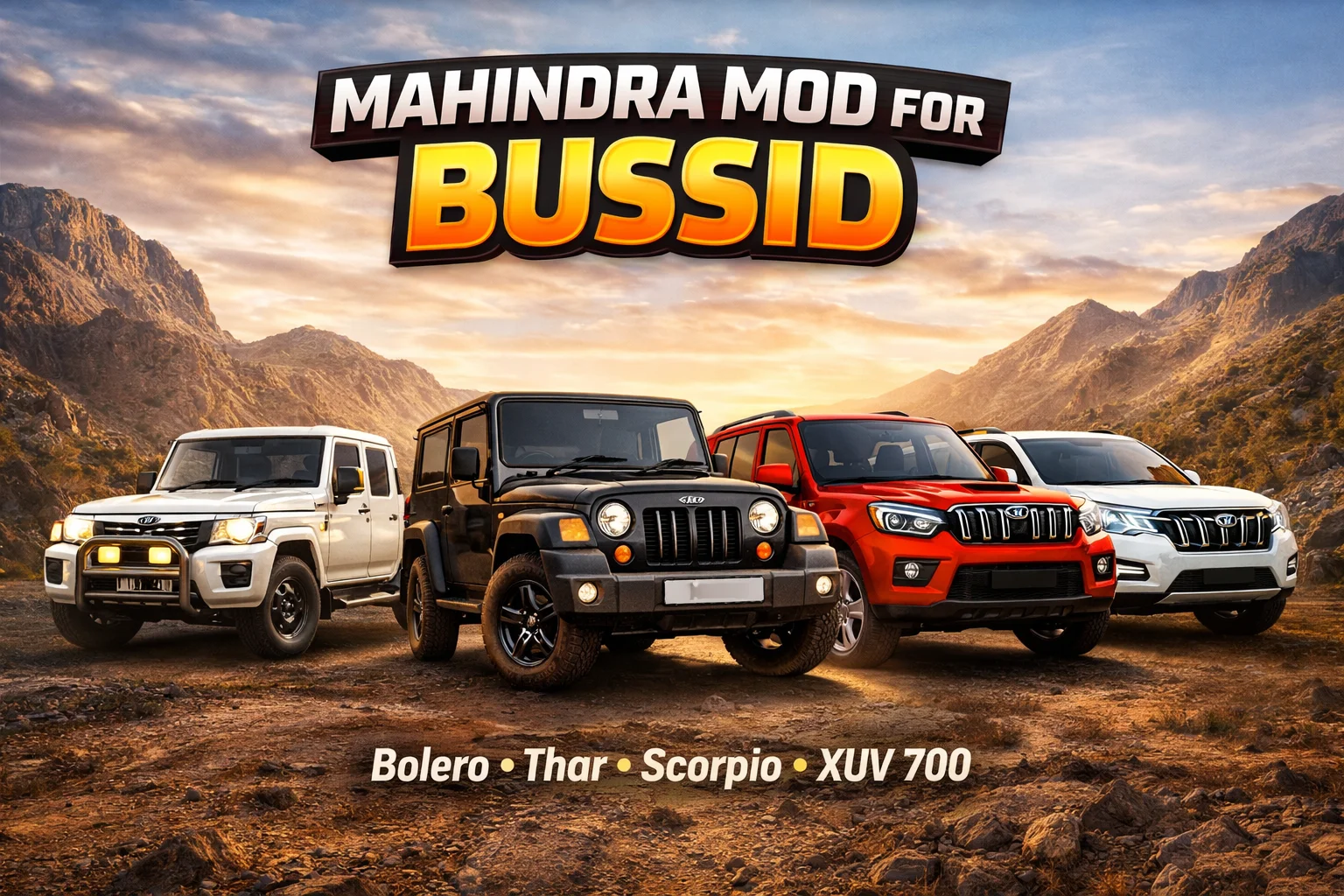 Mahindra mod for bussid