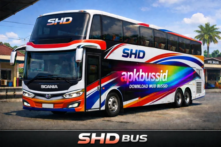 Bus Simulator Indonesia Mod APK 4.4.1 (Unlimited Money & All Vehicles Unlocked) 2 Shd Bus Mod For Bussid