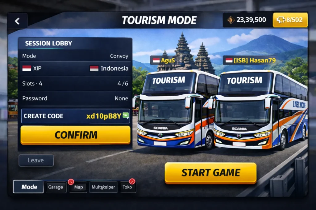 Bus Simulator Indonesia Mod APK 4.4.1 (Unlimited Money & All Vehicles Unlocked) 7 Tourism Mode In Bussid