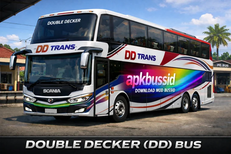 Bus Simulator Indonesia Mod APK 4.4.1 (Unlimited Money & All Vehicles Unlocked) 4 Double Decker bus Mod For Bussid
