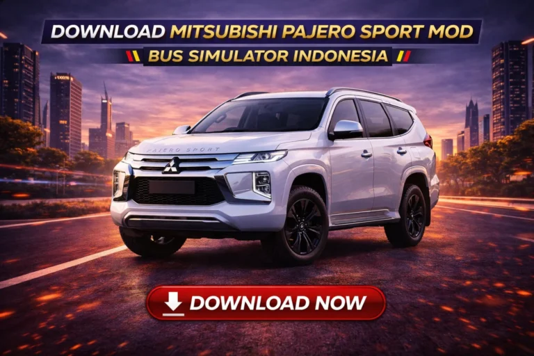 Mitsubishi Pajero Sport Mod for Bussid